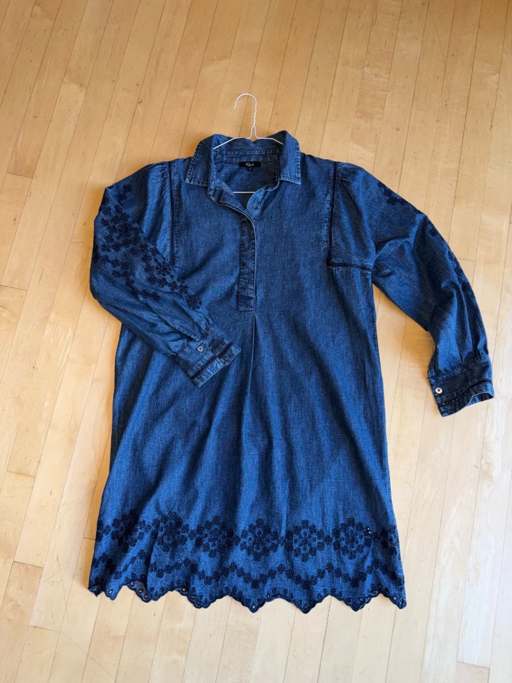 Rails Fernanda vintage wash denim dress, S, CB2734 - Picture 5 of 8